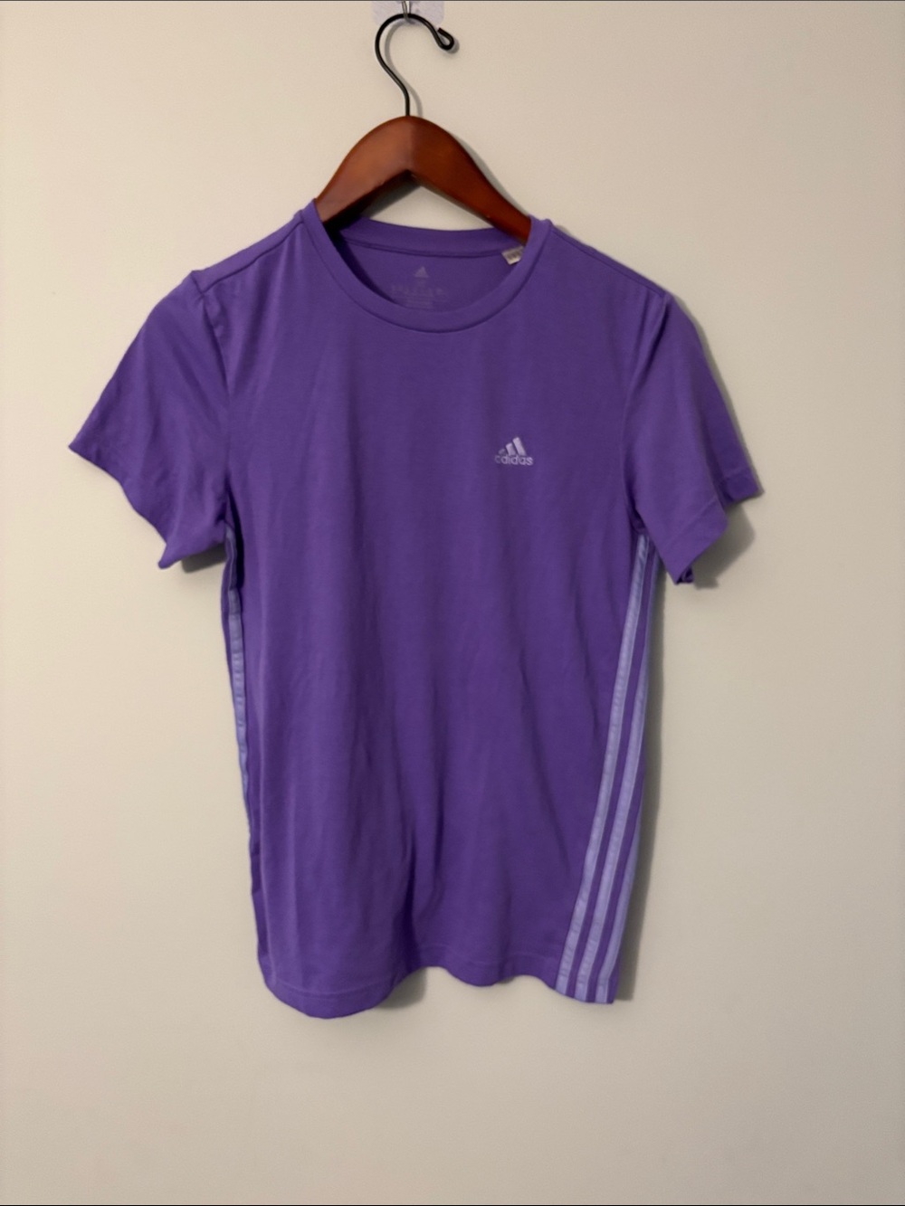 adidas Purple Short Sleeve Tee